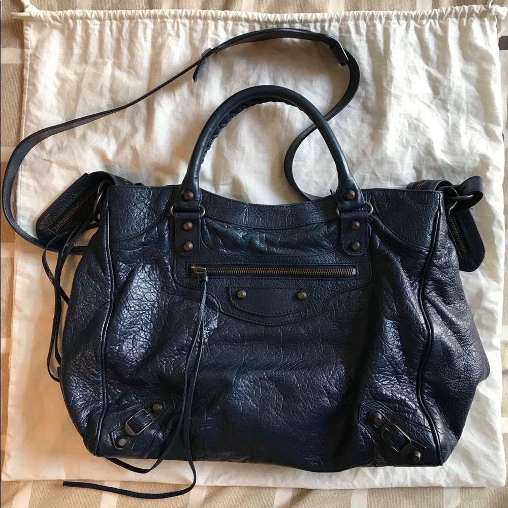 Balenciaga Velo in a dark blue